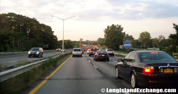 Belt Parkway eastbound from Rockaway Parkway, Canarsie Brooklyn