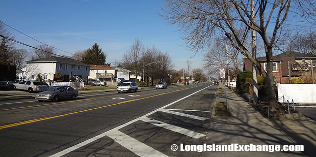 Roadway in North Bellmore