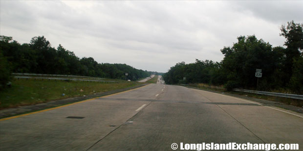 Route 231 Northbound from Montauk Highway, West Islip