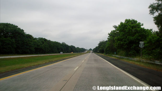 Route 231 Southbound from John Street, Babylon