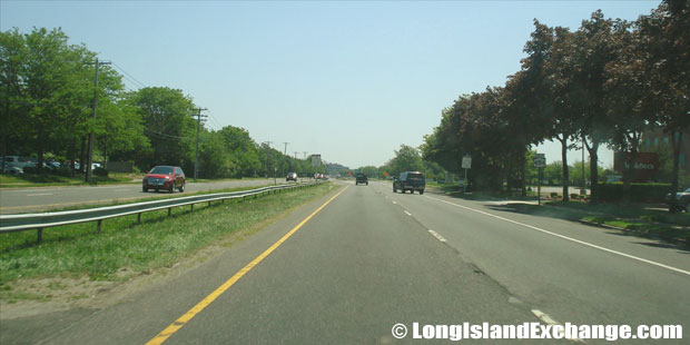 Veterans Memorial Highway Eastbound from Lakeland Avenue, Bohemia