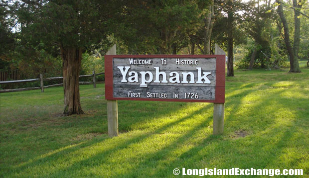 Yaphank Welcome Sign