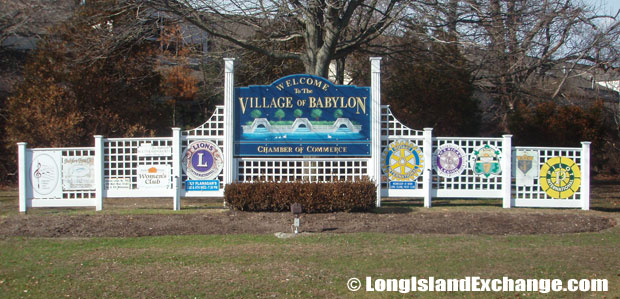 Village Of Babylon Sign