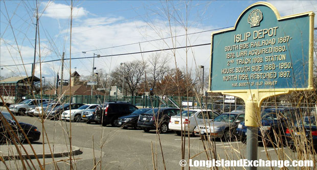 Historical Marker Islip Depot