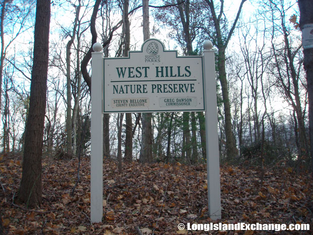 West Hills County Park is an 855-acre tract that comprises forested hills and valleys as well as stables, picnic, and campgrounds. 