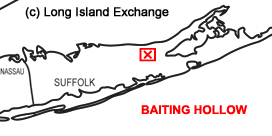 Baiting Hollow Map