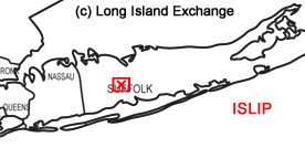 Islip, Long Island Map