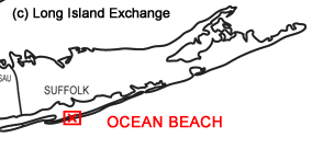 Ocean Beach, Long Island Map