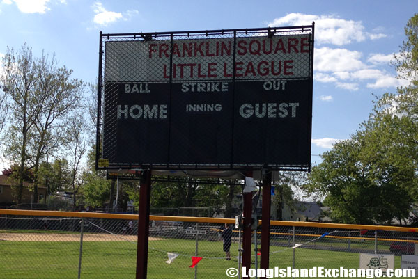 Franklin Square Little League Scoreboard