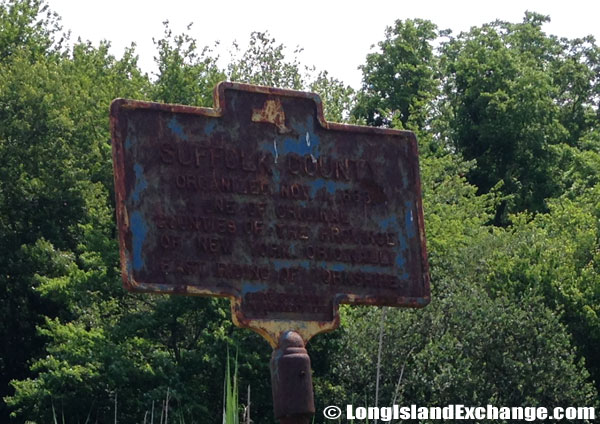 Historical Marker for Suffolk County