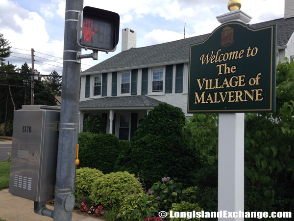 Malverne Welcome Sign