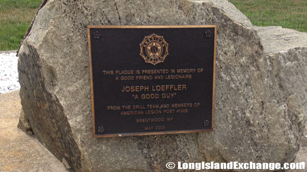 Joseph Loeffler Memorial Plaque