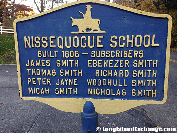 Historical Marker Nissequogue