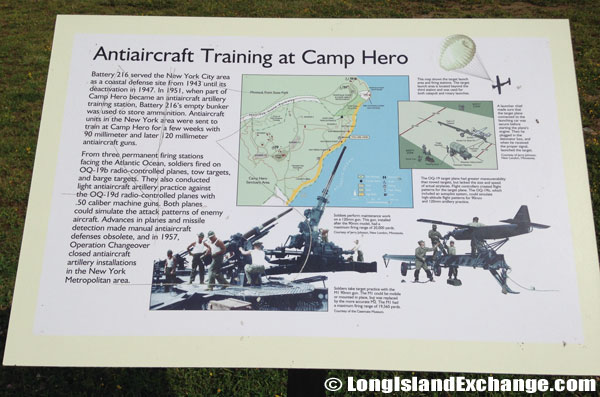 Anti-Aircraft Training at Camp Hero