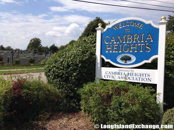 Cambria Heights Civic Association Sign