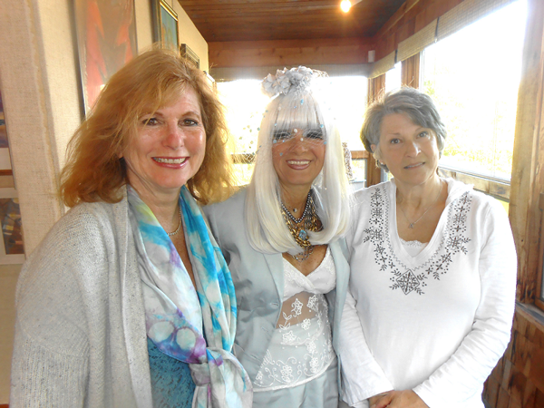 Artist Greta Staph Waterman, Entertainment Journalist Cognac Wellerlane and Publicist/Artist Ann Lombardo