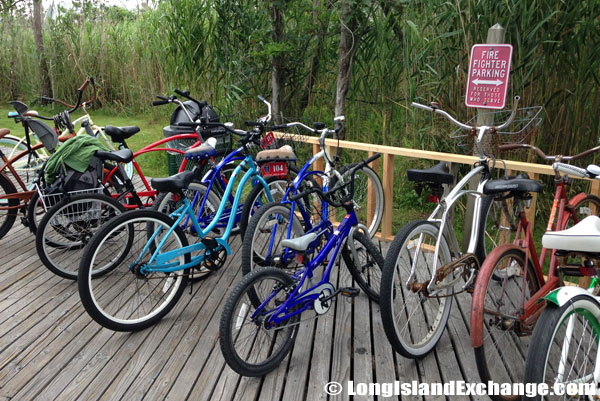 Saltaire Fire Department Bicycle Rack